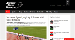 Desktop Screenshot of instantspeedtraining.com
